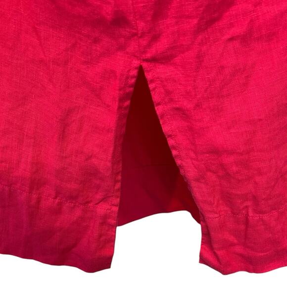 Rosso35 linen oversized dress with pockets - Picture 8 of 13